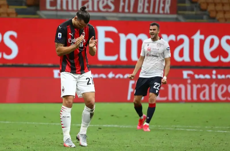 Per il Milan un autorete di Klavan e le reti di Ibrahimovic e Castilejo. Lo svedese ha anche fallito un calcio di rigore.