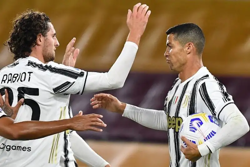La roma è andata in vantaggio due volte con Veretuout ma è stata raggiunta due volte da Cristiano Ronaldo.