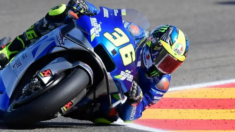 Terzo posto per Joan Mir, altro pilota Suzuki. 