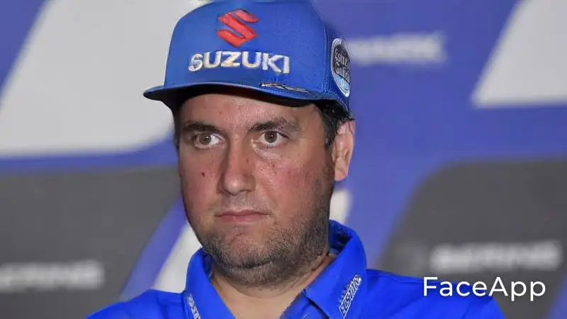 Alex Rins, pilota spagnolo della Suzuki.