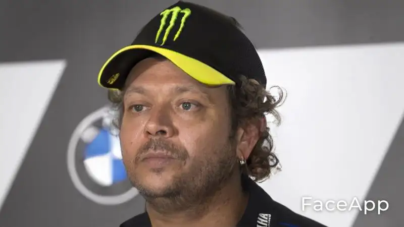 Il nove volte campione del mondo Valentino Rossi, centauro della Yamaha.