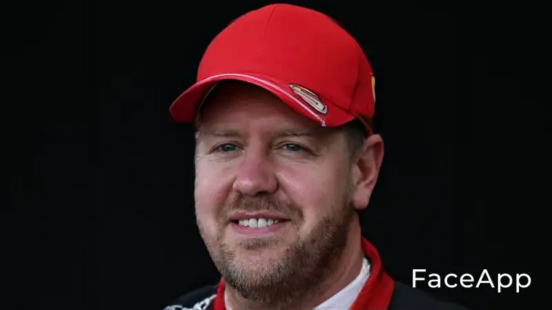 Sebastian Vettel, pilota tedesco della Ferrari.