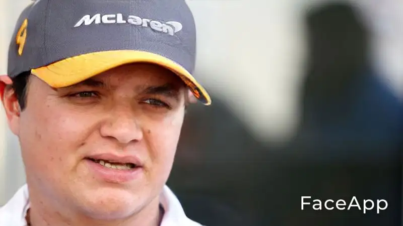 Il driver della McLaren Lando Norris.