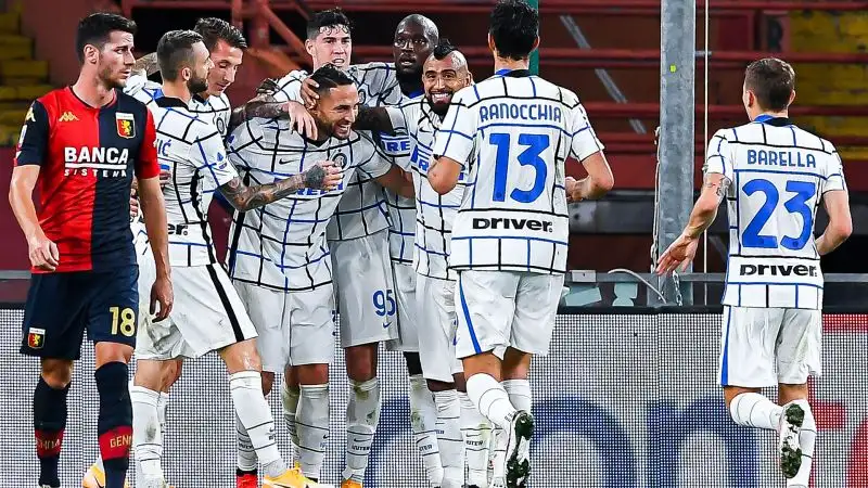 Il raddoppio arriva all'80' ed è firmato da D'Ambrosio sugli sviluppi di un corner.