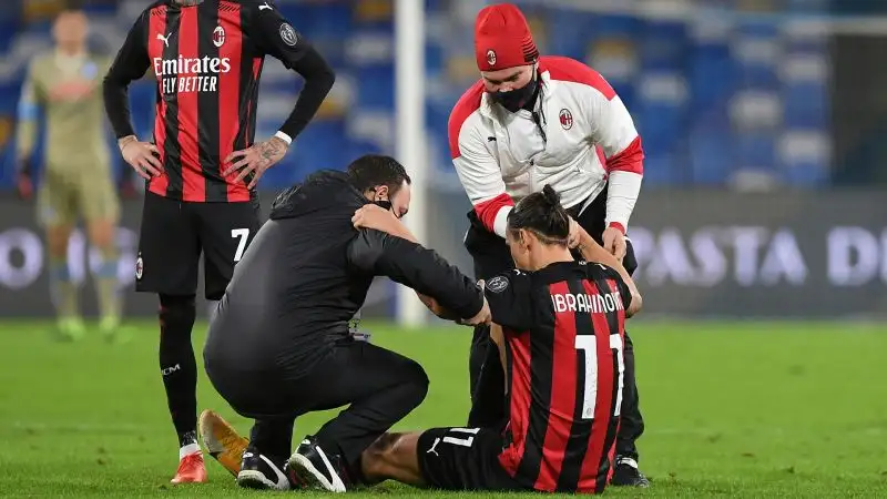 Zlatan ha infatti subito un infortunio muscolare