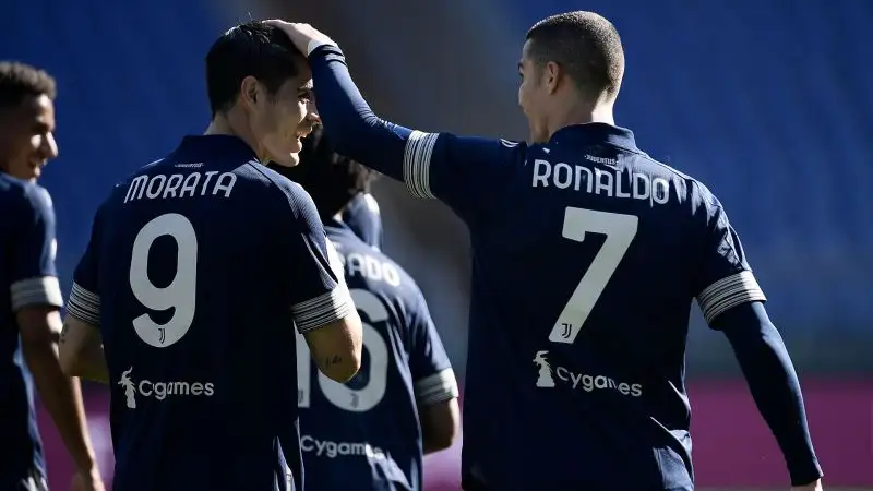 Alvaro Morata ha avuto subito un'occasione ma è arrivato in ritardo all'appuntamento.