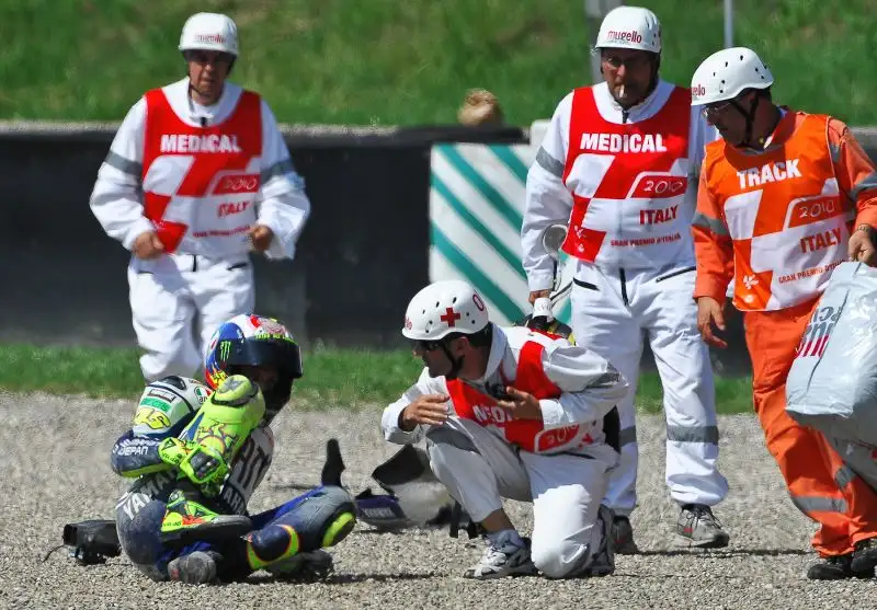 Al Mugello, nel 2010, una caduta che lo ha messo fuori dai giochi