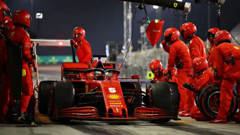 Vettel neppure di quello, ennesima gara senza sale per il tedesco.