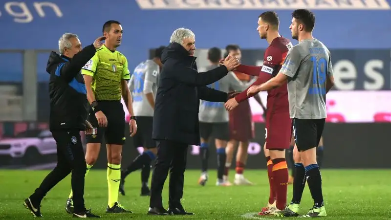 La squadra di Gasperini travolge per 4-1 i giallorossi al Gewiss Stadium, rilanciandosi in campionato.
