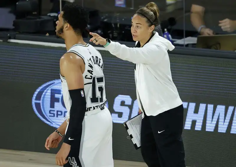 Nel 2016 è invece stata la prima donna a far parte di uno staff tecnico all'All-Star Game. Anche in quel caso il capo allenatore era Gregg Popovich