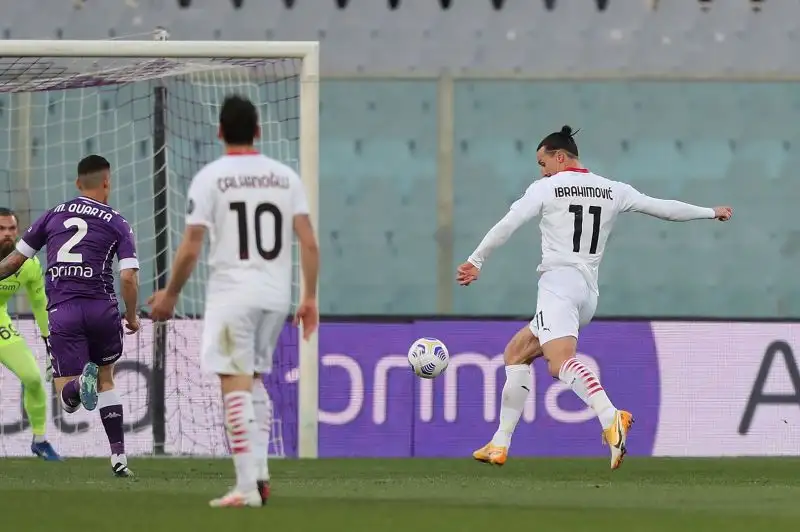 Ci ha pensato Zlatan Ibrahimovic. Lo svedese, ben lanciato da Kjaer, ha fulminato Dragowski