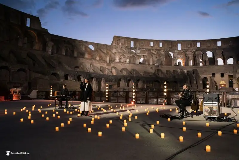 L’evento si è tenuto a Roma su concessione del Ministero della Cultura – Parco archeologico del Colosseo, rispettando ogni restrizione anti-Covid