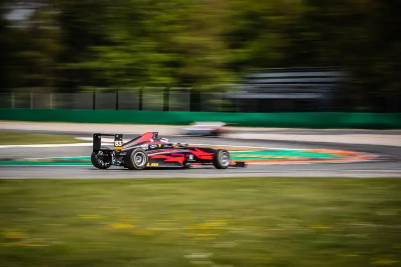 In Brianza è vista anche una F4 del campionato italiano del Team Iron Lynx, con al volante l’olandese Maya Weug. Foto di Cristian Lovati
