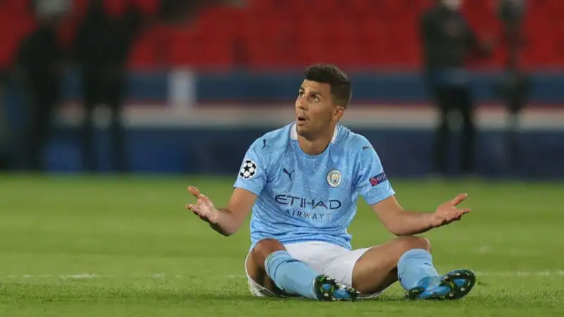 Rodrigo non ha capito molto del primo tempo degli uomini di Guardiola
