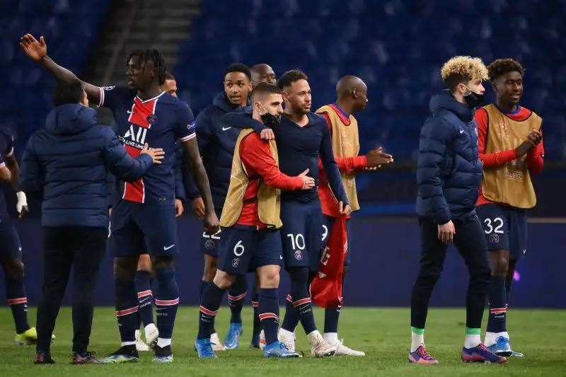 Al triplice fischio, grande festa per il Psg che dopo il Barcellona ha eliminato un'altra big