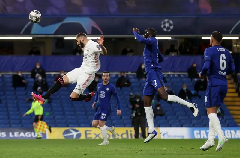 Benzema prima dell'intervallo ha sprecato una buona occasione per pareggiare i conti