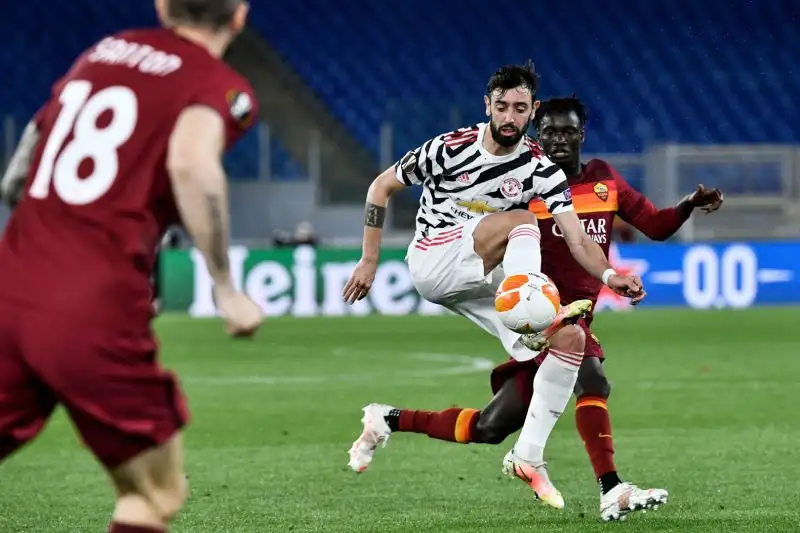 I giallorossi, sconfitti 6-2 all'andata, si sono imposti 3-2 all'Olimpico sul Manchester United