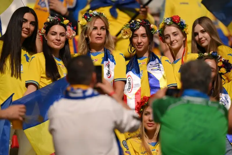 Un gruppo di ragazze ucraine