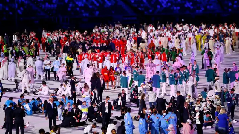Gli alteti riuniti nel corso della cerimonia