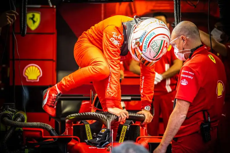 Leclerc ha chiuso le qualifiche del Gp d'Italia in ottava posizione. Foto di Cristian Lovati