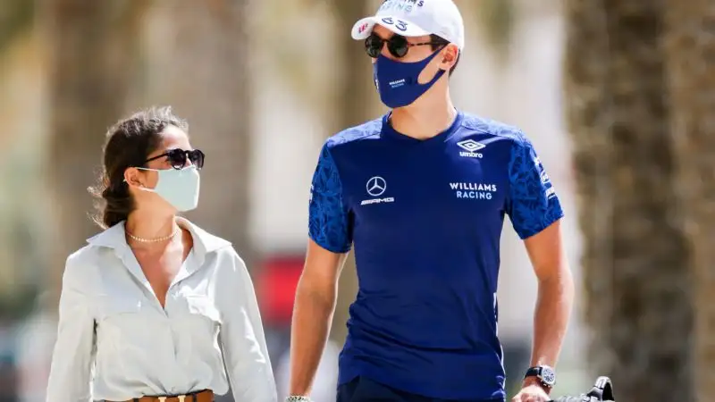 George Russell e Carmen Montero Mundt, la sua fidanzata
