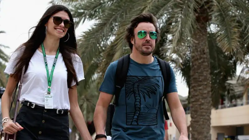 Fernando Alonso e la sua fidanzata Linda Morselli
