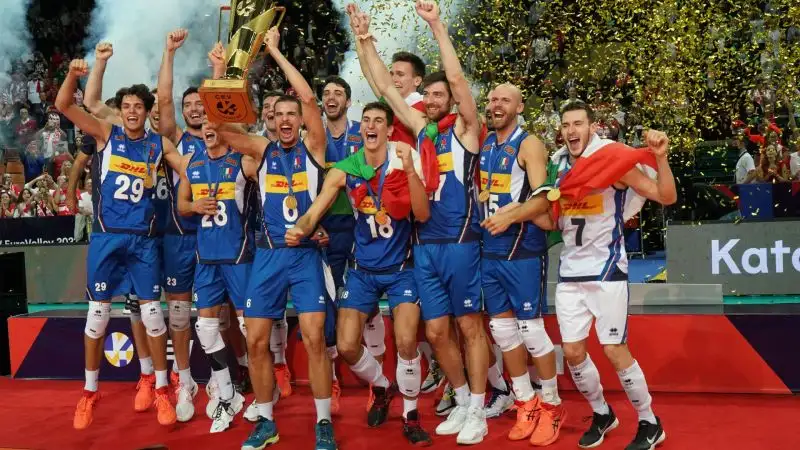 Anche la nazionale maschile di pallavolo si laurea campione a livello continentale