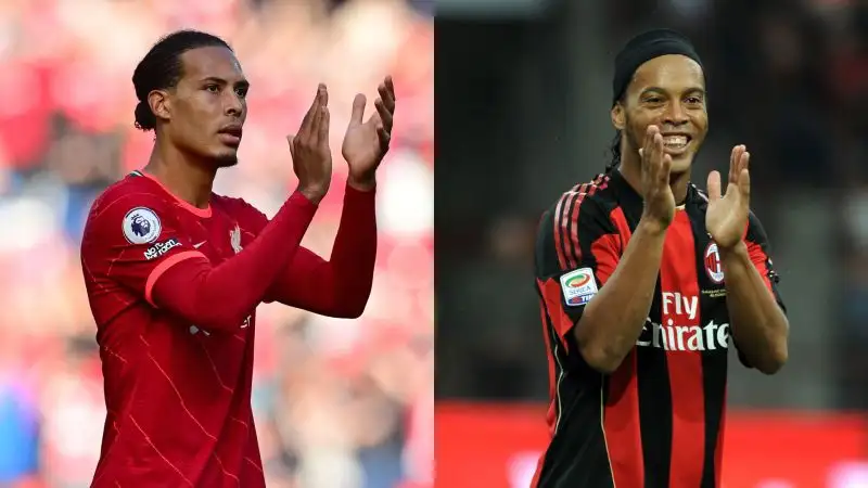 Virgil van Dijk ha rivelato ai microfoni di TalkSport che per lui il migliore di tutti i tempi è Ronaldinho