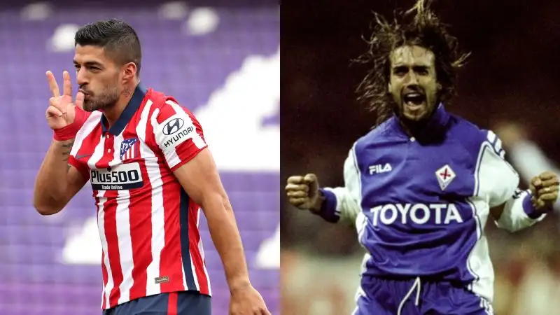 In più di una conferenza stampa  Luis Suarez ha dichiarato di aver preso come modello Gabriel Batistuta sin dai tempi in cui l'ex calciatore giocava alla Fiorentina