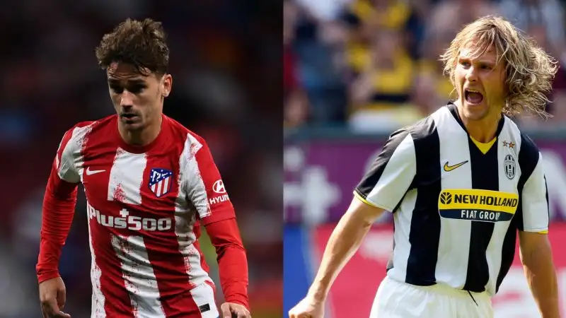Antoine Griezmann non ha mai nascosto la sua grande ammirazione per l'ex  bianconero Pavel Nedved