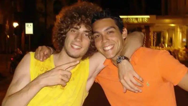 Con l'amico Michele