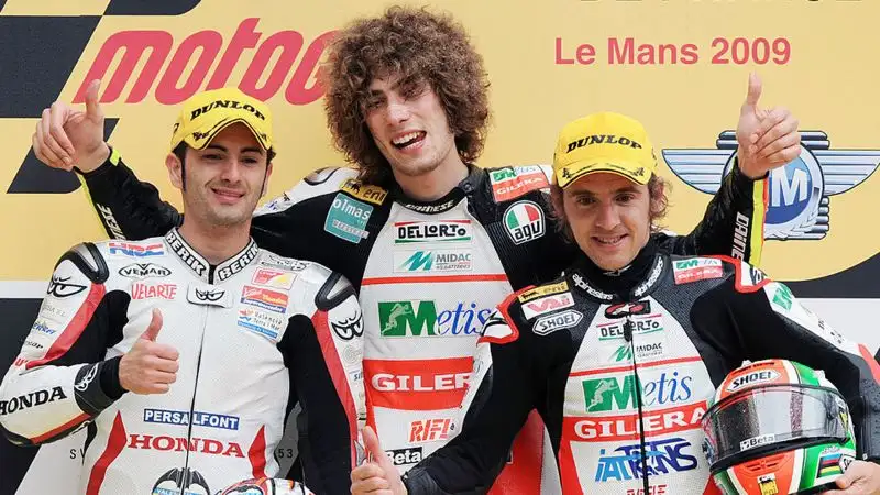 A Le Mans, dopo avere vinto, nel 2009, in Moto2. E c'è anche Locatelli