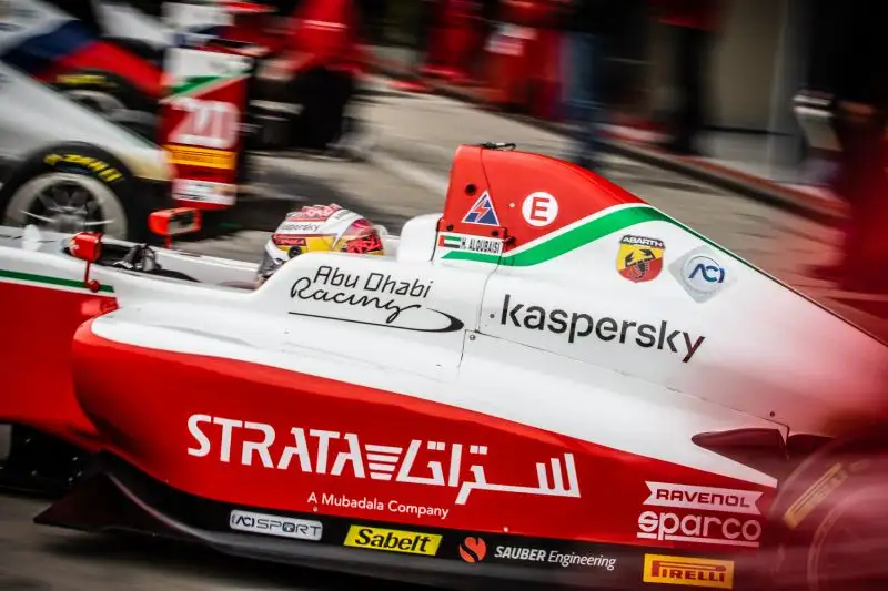 Oliver Bearman (Van Amersfoort Racing) ha vinto tutte e tre le gare dell'Italian F4 Championship Powered by Abarth. Foto di Cristian Lovati