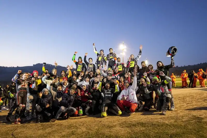 L'evento si è chiuso tra il divertimento generale. Fonte: Media - VR46