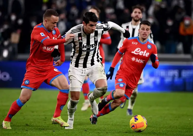 Morata 6: più lotta che tecnica alla ricerca della vittoria, specie nel secondo tempo. La sua voglia gli vale la sufficienza