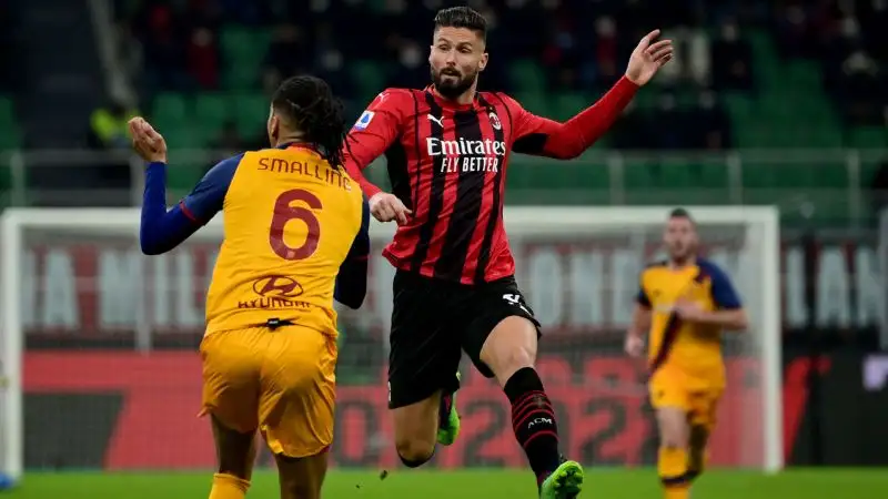 Giroud 7: segna il rigore dell'1 a 0 e propizia il gol di Messias