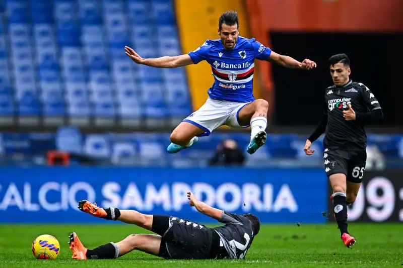 Candreva 7,5: serve l'assist che porta al primo gol di Quagliarella, sempre pericoloso