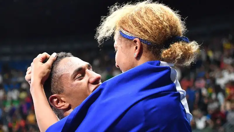 Da quattro anni è sposata con Tony Yoka, suo collega e connazionale
