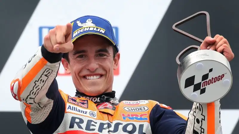 Tre le vittorie ottenute nel 2021 dall'otto volte campione del mondo, sui circuiti del Sachsenring, di Austin e di Misano