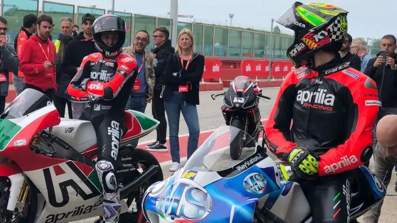 La grande festa di Aprilia si è tenuta in un momento assolutamente favorevole per la sua storia in MotoGP, caratterizzato da un fantastico inizio di stagione 2022
