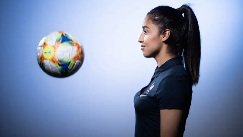 Sakina ha fatto il suo esordio tra i professionisti con la maglia del Montpellier