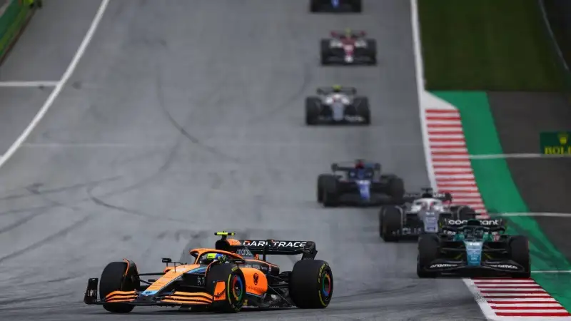 Norris 6.5. Cresce la McLaren del '99 britannico, da Miami sempre tra i migliori dieci: in Austria chiude settimo