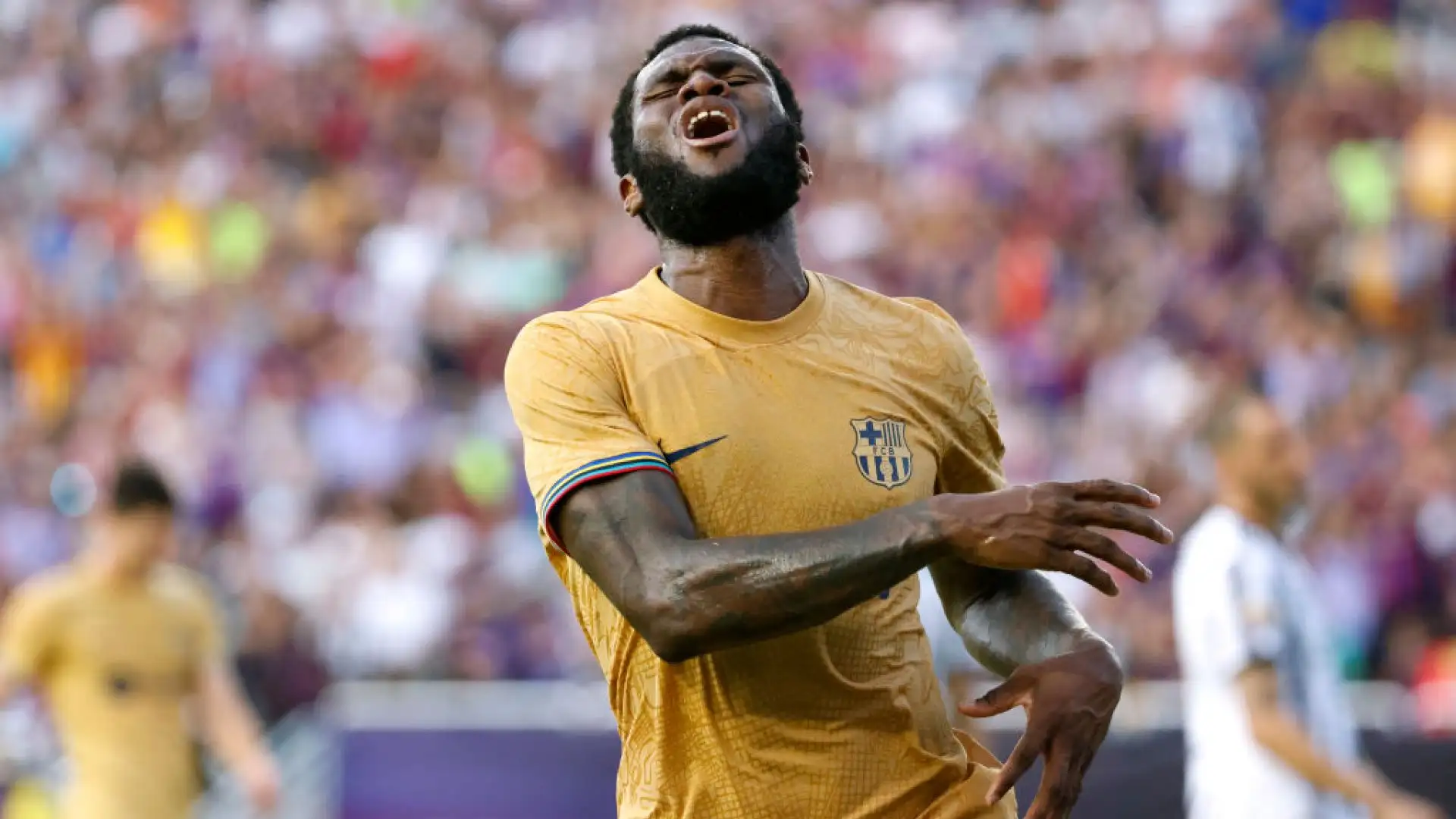 Dembélé ha portato avanti i catalani per due volte.