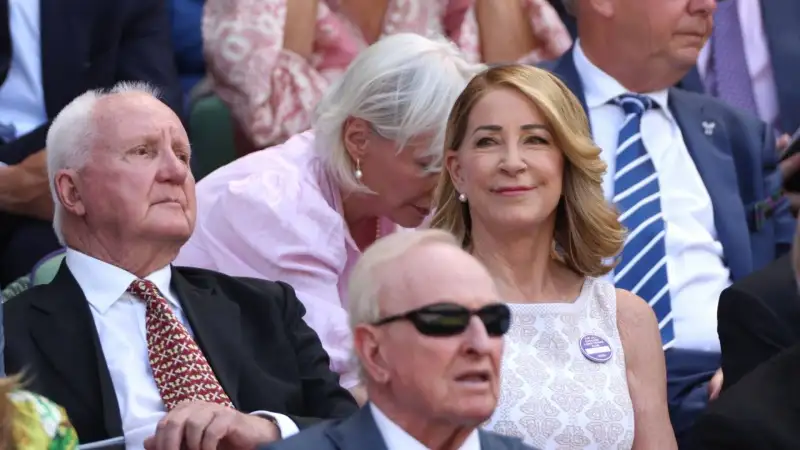 C'era Chris Evert, vincitrice di 18 titoli Slam tra gli anni '70 e gli anni '80
