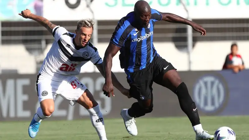 La partita è stata l'occasione per vedere il secondo debutto in nerazzurro di Romelu Lukaku