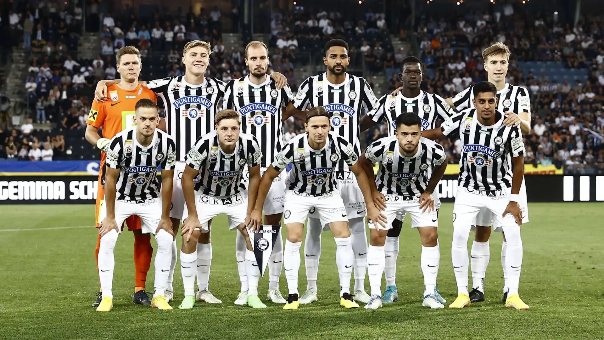 Infine, chiude il girone F lo Sturm Graz, appena privato del proprio bomber Rasmus Hojlund, acquistato dall'Atalanta per ben 17 milioni di euro