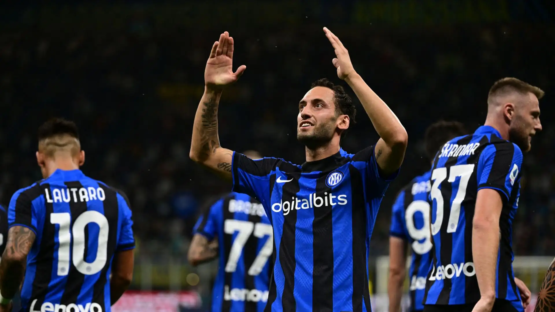 Calhanoglu 7. Il raddoppio che chiude i conti vale mezzo voto in più