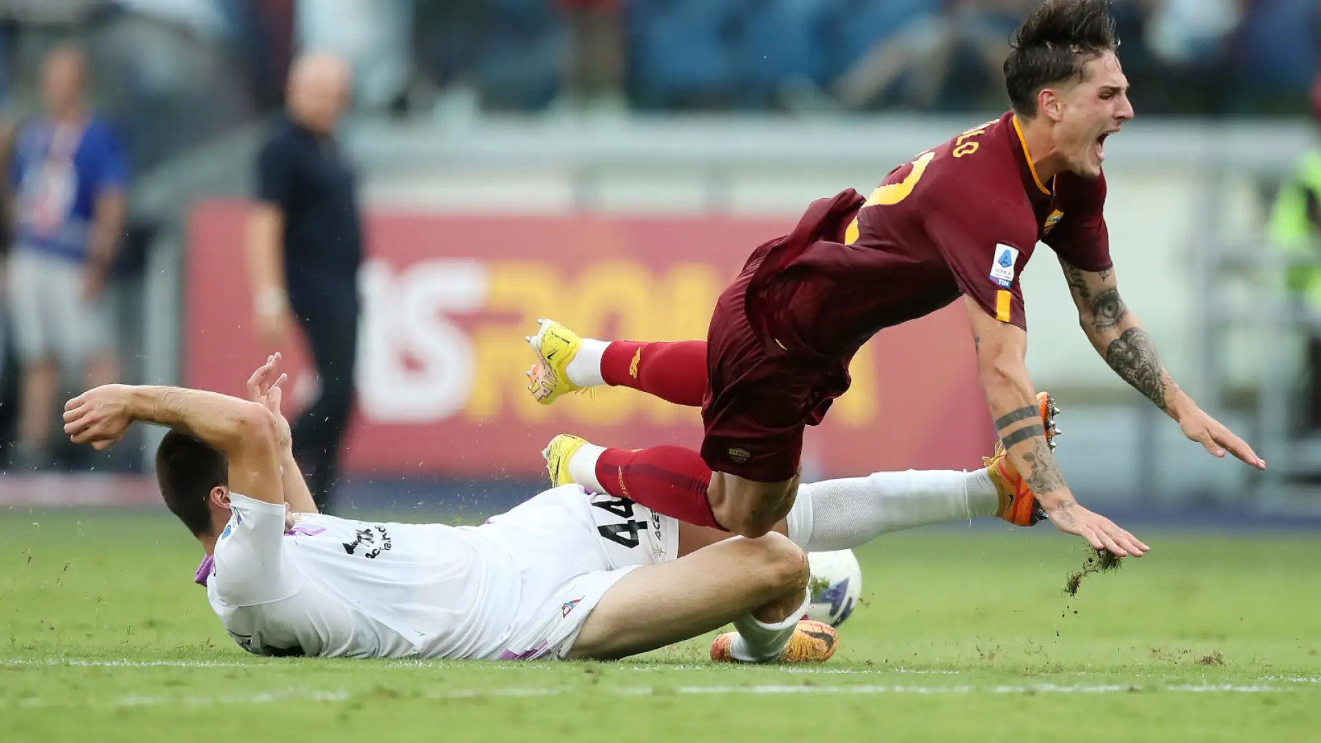 Lochoshvili 6: Più sfortunato che cattivo l'intervento che provoca l'infortunio di Zaniolo.