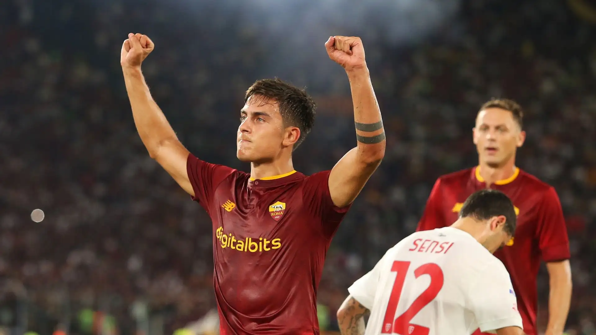 Dybala 8: segna le sue prime reti in maglia giallorossa, e conquista l'Olimpico