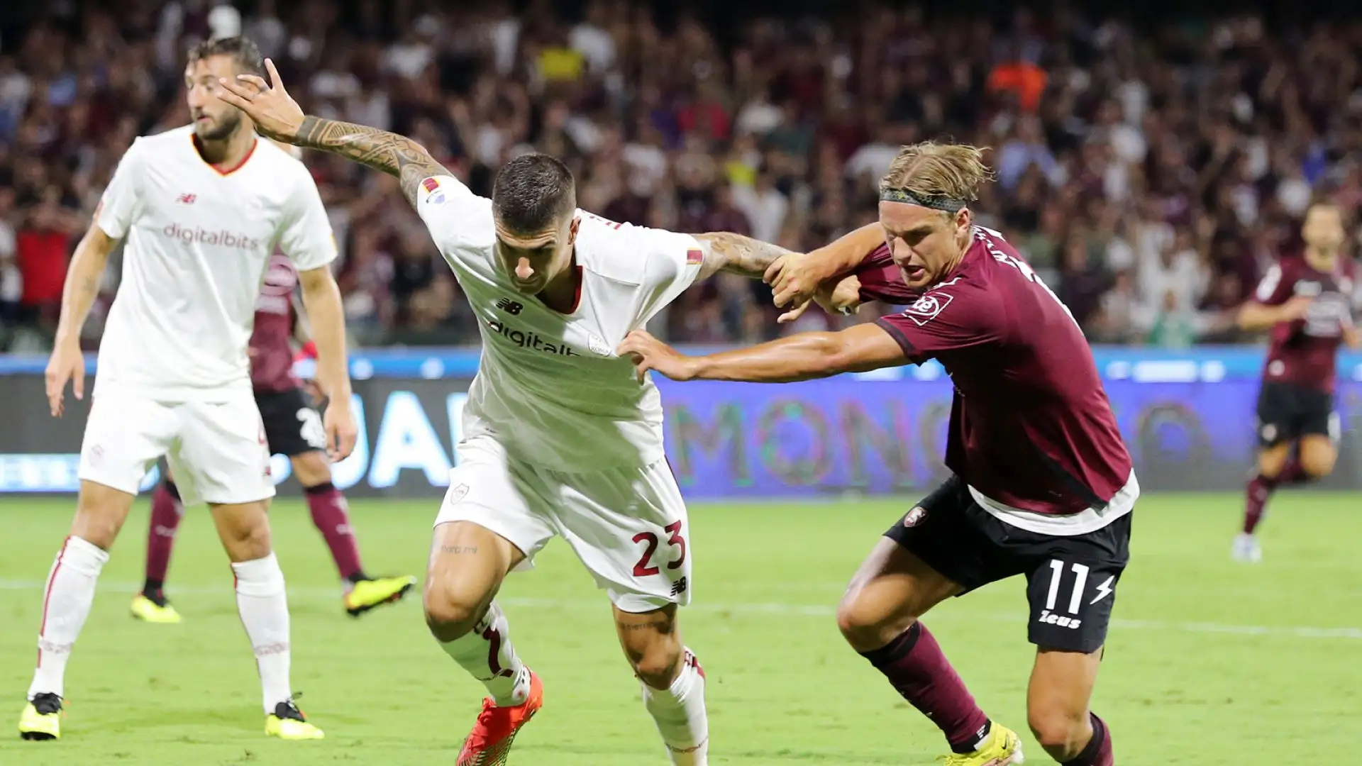 Gianluca Mancini 6.5: partita tranquilla in cui fa vedere qualche uscita con il pallone molto elegante
